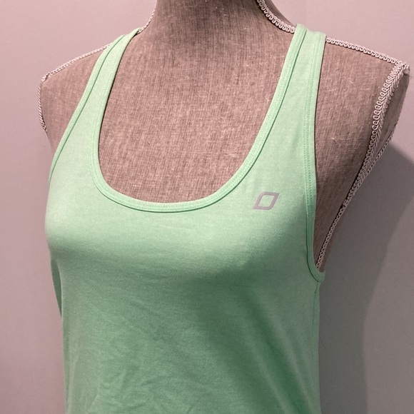 Lorna Jane Neon Green Slouchy Gym Tank Racerback Large - Picture 4 of 12
